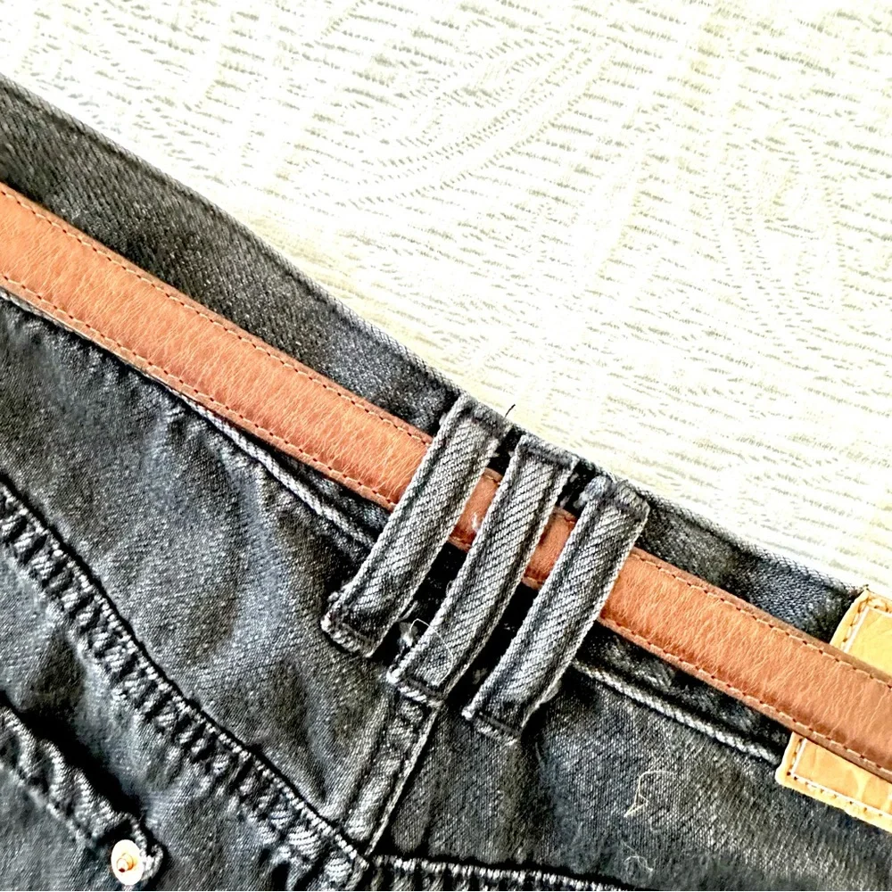 Brighton Silver Ranger Buckle Brown Leather Belt Sz L 34 B2807 - Picture 11 of 13